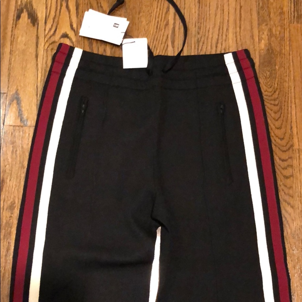 Isabel Marant  Black Stripe Track Pants 36/US 4